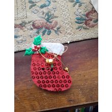 christmas stocking flashing brooch, works