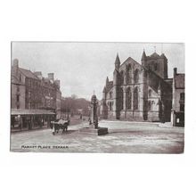 Hexham, Market Place, Northumberland, Postcard.