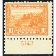 404, Mint NH 10¢ Pan Pacific With PL# SCV $1700 - Stuart Katz