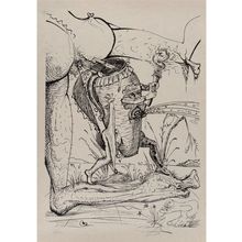 Salvador Dali (1904-1989). Untitled, from Les songes drôlatiques de Pantagruel,