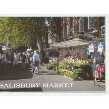 J Arthur Dixon Postcard Salisbury Market