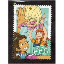 AUS 2009 55c 'LETS GET ACTIVE' FINE USED (EBID29-084)