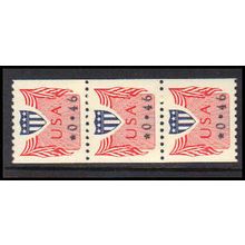 CVP31 46c Shield Very Fine MNH Dry Gum Strip of 3 PA5233