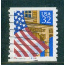 Used 2913 32c U.S. Flag Over Porch Fine CNS 66666 W0872