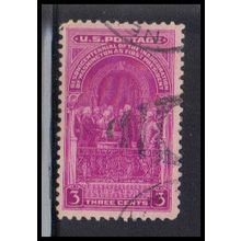 Used 854 3c Washington Inauguration Fine KA7542