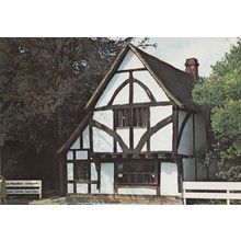 Old Cottage Cheam Sutton Postcard