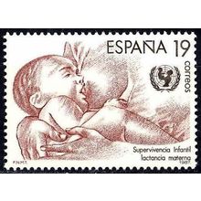 España. 1987. Mi # 2766. Child Survival. Breastfeeding. UNICEF