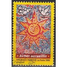 France 1999 Michel 3397 O Cote (2008) 1.00 € Aimer accueillir Mosaique