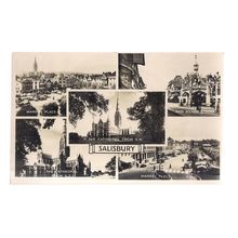SALISBURY, multiview, unused vintage postcard by Valentine
