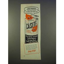 1955 Casite Oil Additive Ad - Smoother Performance