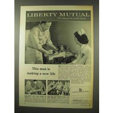 1956 Liberty Mutual Insurance Ad - Making a New Life