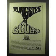 1964 Sylvania Tungsten Glue Ad