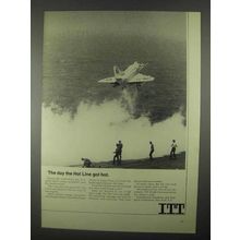 1967 ITT Word Communications Ad - The Hot Line got Hot