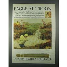 1967 Gold Label Palma Candela Cigar Ad - Eagle at Troon