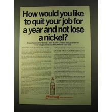 1970 Smirnoff Vodka Ad - Like To Quit Your Job