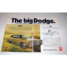 1973 Dodge Polara Custom Car Ad - The Big Dodge!