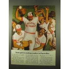 1975 Puerto Rico Economic Development Ad - Team Spirit