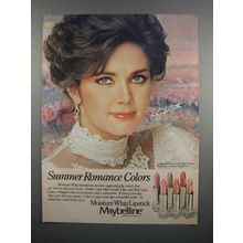 1983 Maybelline Moisture Whip Lipstick Ad - L. Carter
