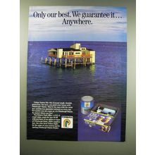 1987 Pittsburgh Paints Ad - Only our best. We guarantee it Anywhere