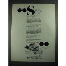 1987 Pitney Bowes Postage by Phone Ad - Suppose We Invented