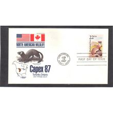 FDC Artmaster 2333 22c Ferret (Cachet-U/A) CV40302