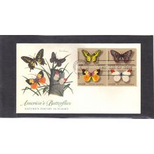 FDC Fleetwood 1712-1715 13c Butterflies (Cachet-U/A) Paul Connor CV42850