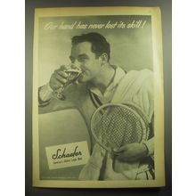 1945 Schaefer Beer Advertisement - Our hand
