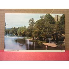 THE CASTLE AND WEIR, LUDLOW, SHROPSHIRE. unused postcard Dennis /