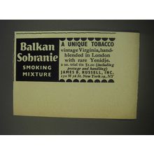 1956 Balkan Sobranie Smoking Mixture Tobacco Ad - A Unique Tobacco