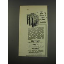 1956 Essential Books Inc. Books Advertisement - Provence, Naples and Algeria