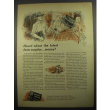 1956 Successful Farming Magazine Ad - Heard about the latest farm surplus