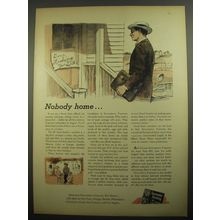 1956 Successful Farming Magazine Ad - Nobody Home