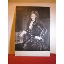 SIR CHRISTOPHER WREN by Godfrey Kneller unused postcard National gallery #