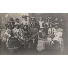 Burnley Amazing Ladies Romany Meeting Lancashire Antique Postcard