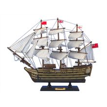 Wooden HMS Victory Tall Model Ship 14""