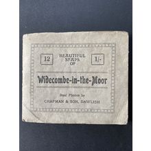 Widecombe In The Moor, Devon, 12 Real Photos, Chapman & Son, Dawlish.
