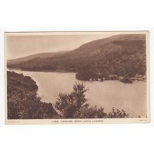 Luss Looking Down Loch Lomond Postcard Tucks LL3