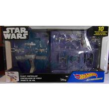 HOT WHEELS STAR WARS ' Starships ' FLIGHT CONTROLLER with 10 STARSHIPS (2015)