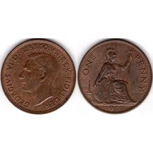 Great Britain. George VI. Penny 1949 AU. dy23526