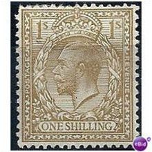1913 SG395 1s Bistre Mounted Mint