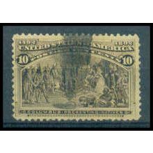 Used 237 10c Columbus Presenting Natives Just Clears C3772