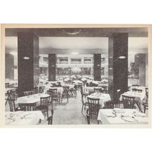Army Fountain Cafe Bar Alexander Jazz Military WW2 Club Rome Italian Postcard
