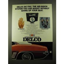 1974 Delco Jac Pac Ad - Air-Shock System You Adjust