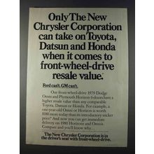 1980 Chrysler Corporation Ad - Resale Value