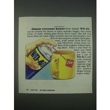1989 WD-40 Oil Ad - Almost everyone knows how handy WD-40 can be around