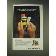 1989 WD-40 Oil Ad - Winning $30,000 in home improvements does require a little