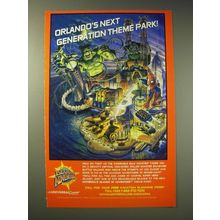 2001 Universal Islands of Adventure Ad - Orlando's next generation theme park