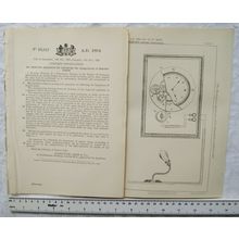 1894 Patent No. 19,517 indictor hours of electric lamps, Robert Wende, Driesen