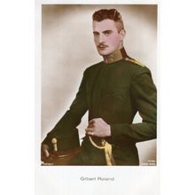 Gilbert Roland Film Actor Hand Coloured Tinted Real Photo Postcard