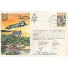Terug Naar Nederland RAF Escaping Society Military 1979 Hand Signed FDC